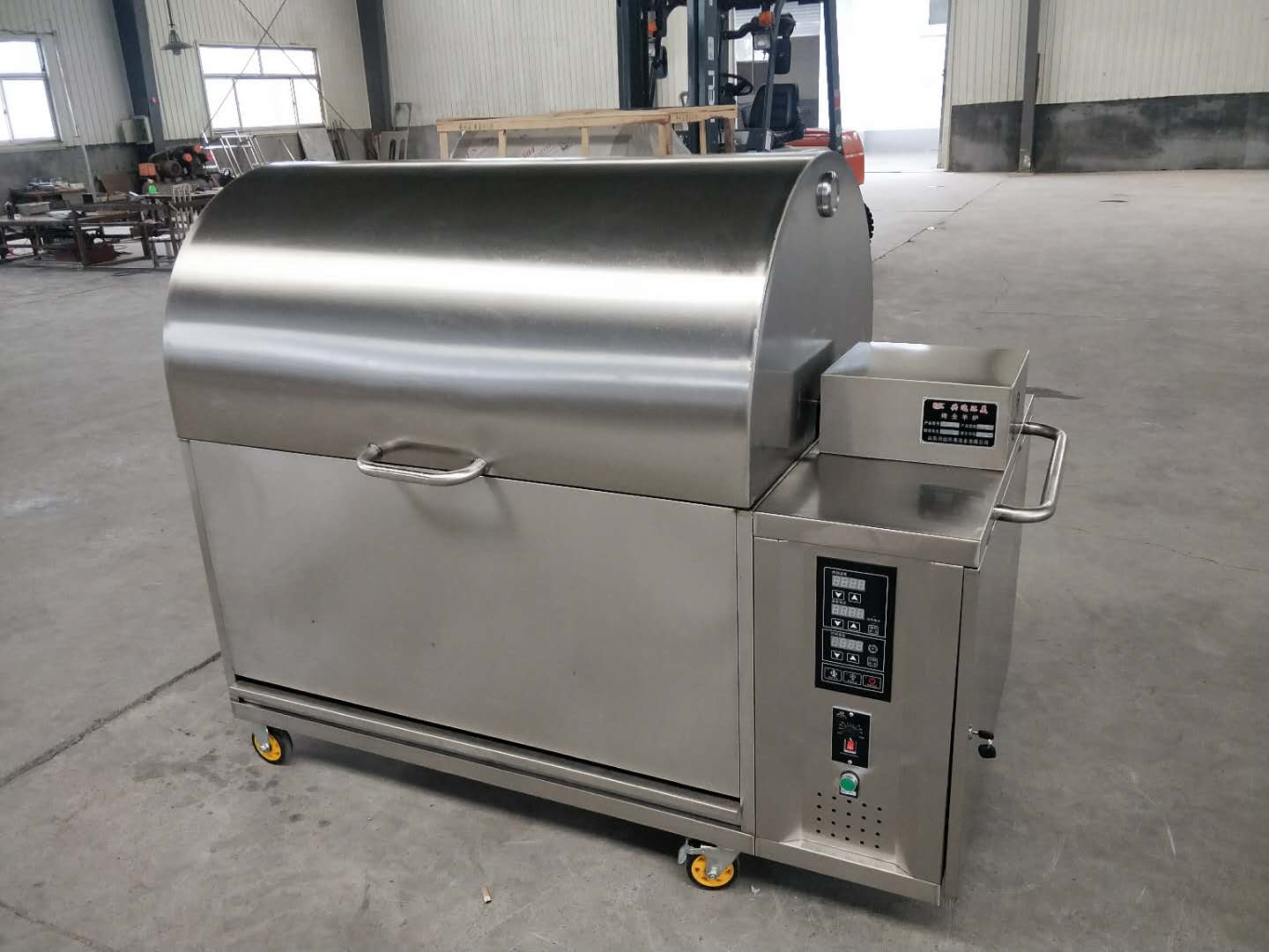 興達環(huán)美無煙電烤自動翻轉全羊機